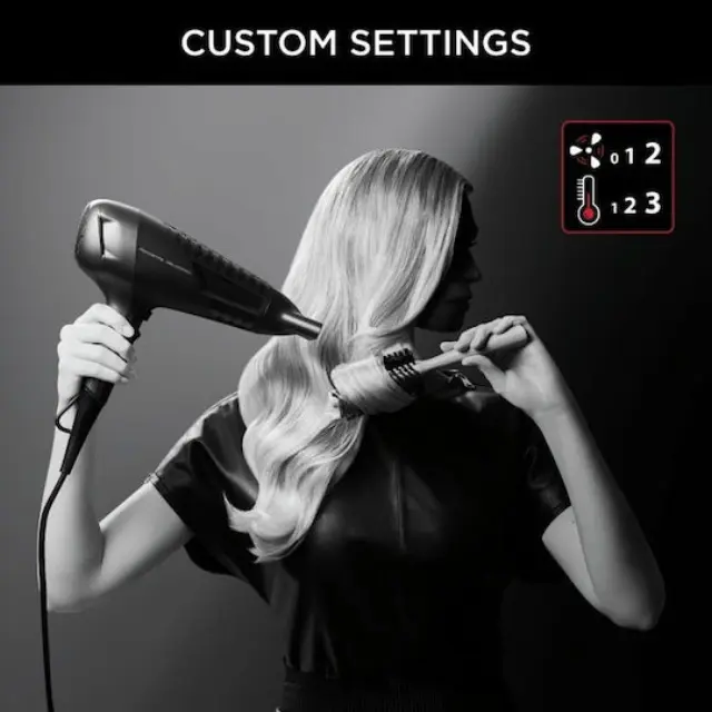 Rowenta Studio Dry Πιστολάκι Μαλλιών με Φυσούνα 2100W CV581L 2