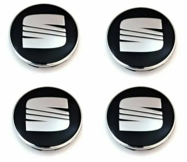 Καπάκια ζάντας Seat 6cm 4τμχ ΑΣΗΜΙ