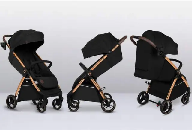 Lionelo Ingrid Βρεφικό Καρότσι έως 22kg Black 2