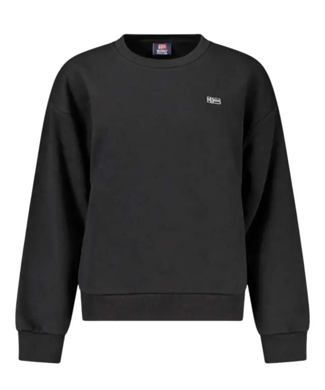 Norway Nautical School - Γυναικεία Μπλούζα Φούτερ 869003-BLACK Μαύρο