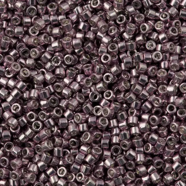 Χάντρα Miyuki Delica 11/0 - DB454 - Nickle Plated Dyed Light Purple ~7gr