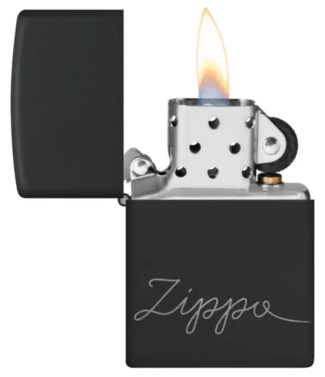 Zippo Αναπτήρας - 48979 Black Logo 3