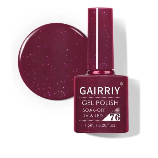 Ημιμόνιμο επαγγελματικό βερνίκι GAIRRIY 7.5ML - 0.26FL.OZ 76