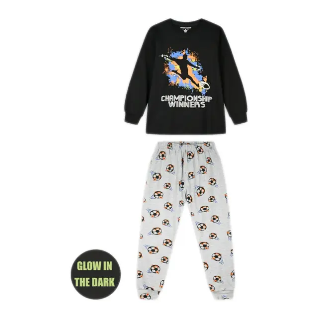 Energiers Πυζάμα με τύπωμα που λάμπει στο σκοτάδι για αγόρι, Χρώμα Πολύχρωμο