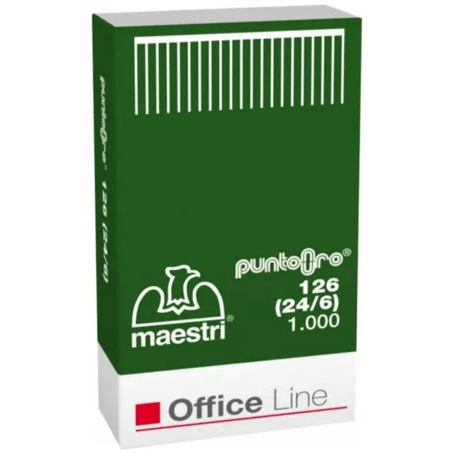 Roma Maestri Συρραπτικά Σύρματα 126 Platinum 24/6 1000τμχ (1003151) (ROM1003151)