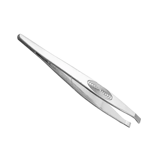 Niobe Professional Τσιμπιδάκι Φρυδιών με Ίσια Μύτη Ασημί 246