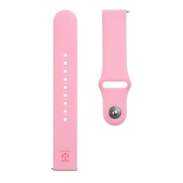 Tactical® Λουράκι Σιλικόνης Silicone Band Για Garmin Vivoactive 3 (Fits all 20mm) - Ροζ