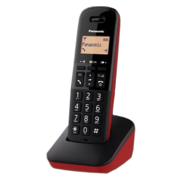 Panasonic KX-TGB610GRR Τηλέφωνο Ασύρματο Μαύρο/Κόκκινο