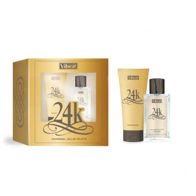 Vibezz 24K Gift Set Edt 50ml & Shower Gel