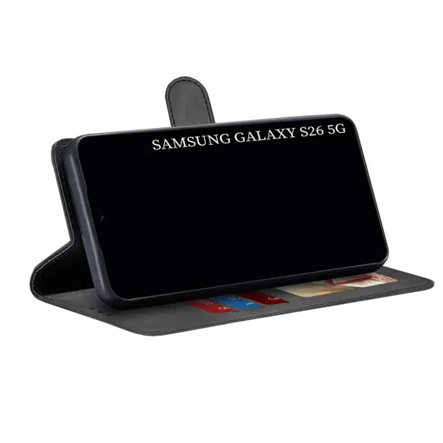 Techsuit® Diary Θήκη Βιβλίο για Galaxy S26- Black 2