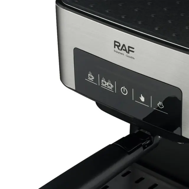 RAF Καφετιέρα Εσπρεσσιέρα με Ακροφύσιο 1.6L 850W R.136 - Espresso Coffee Maker 890031 3