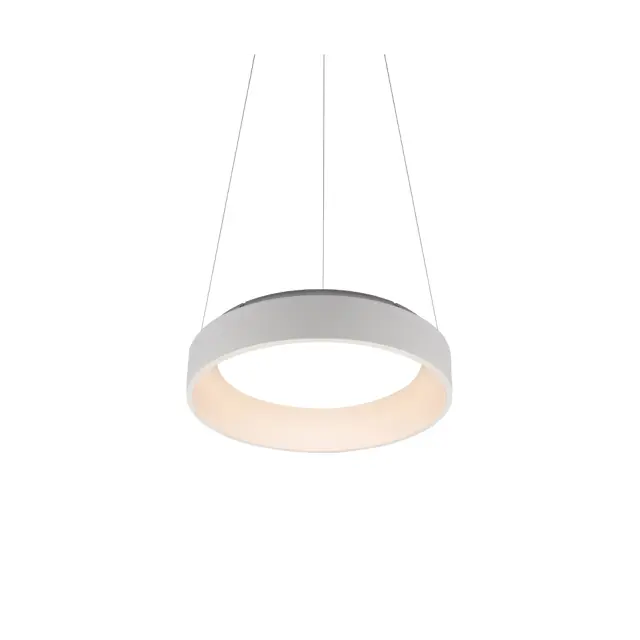 AcaLight Offer NETTO ΦΩΤΙΣΤΙΚΟ ΚΡΕΜΑΣΤΟ ΛΕΥΚΟ ΜΑΤ ΜΕΤΑΛΛΙΚΟ LED 34W 3000K 1700Lm IP20 Φ450Χ1200mm