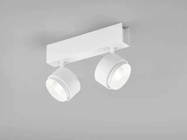 PONT Οροφής Φωτιστικό LED Mat White με Ρυθμιζόμενη Δέσμη IP20 Άσπρο
