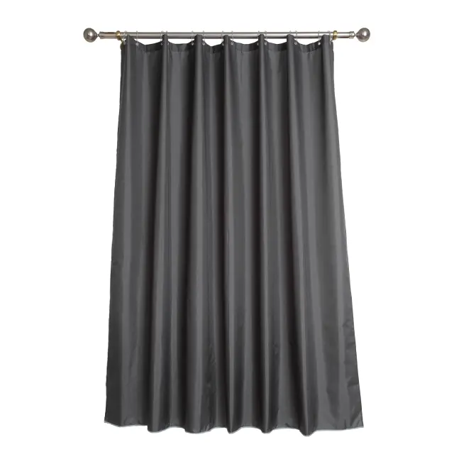 Κουρτίνα Μπάνιου 240x180 Das Home 0809 Graphite 100% Πολυέστερ 2