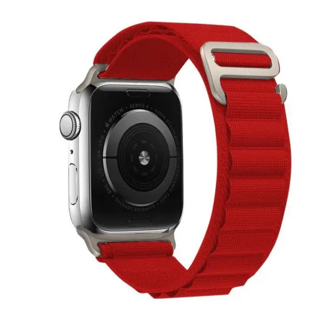 Nylon Λουράκι για Apple Watch 38/40/41/42(Series 10/11/12)mm- Red OEM