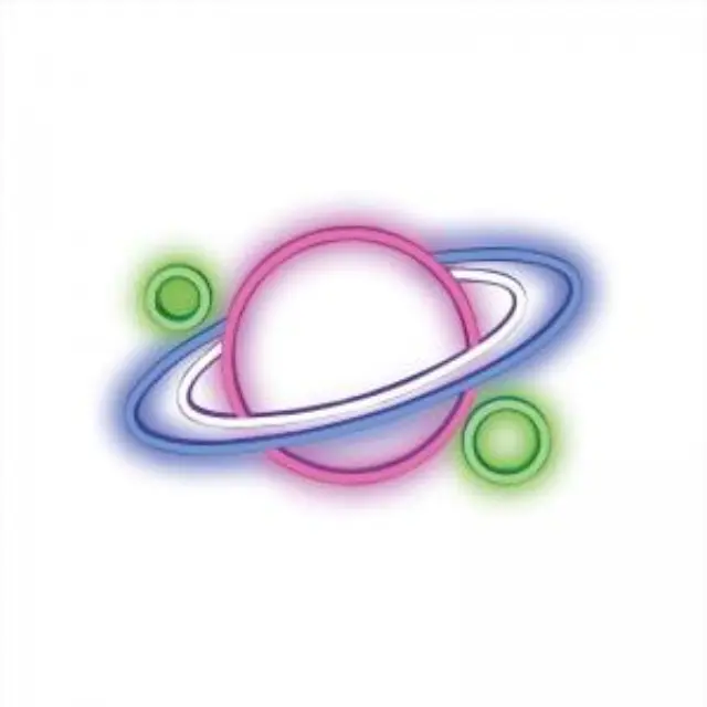 Neon Plexi Forever Light FPNE05X PLANET (USB, On/Off & Dimmer) Πολύχρωμο N64422 2