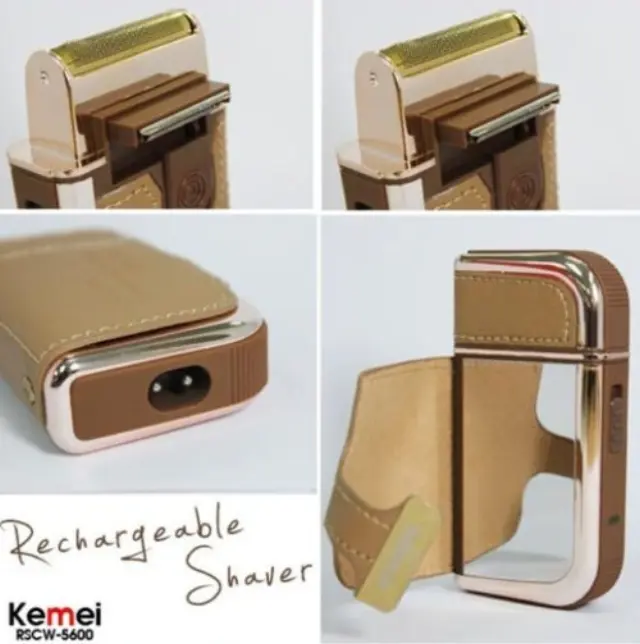 Kemei KM-5600 Ξυριστική Μηχανή Προσώπου Επαναφορτιζόμενη 2