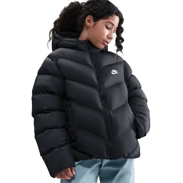 Nike Sportswear All Day Play Puffer ΠΑΙΔΙΚΟ ΜΠΟΥΦΑΝ (HQ4976-010) - Μαύρο