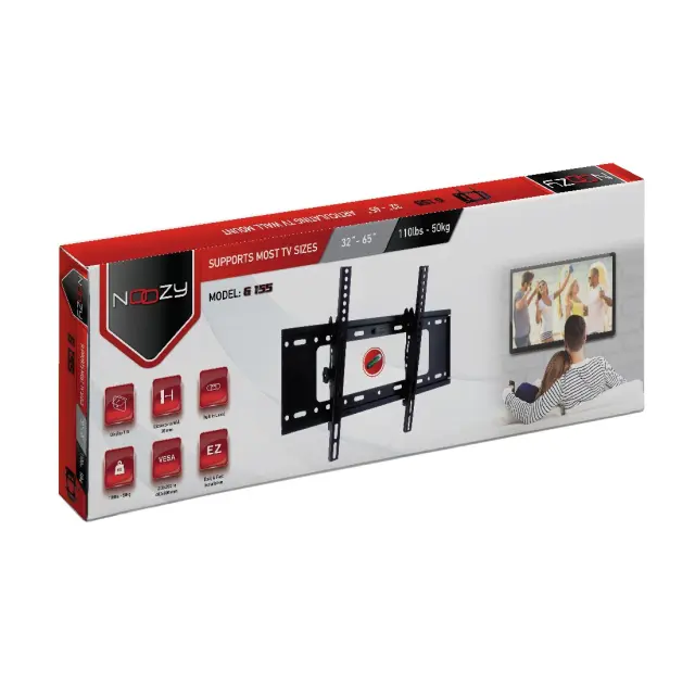 Βάση Στήριξης Noozy G155 για Τηλεοράσεις 32'' - 65'' VESA από 200x200mm έως 400x600mm . Μέγιστη αντοχή βάρους 50kg 2