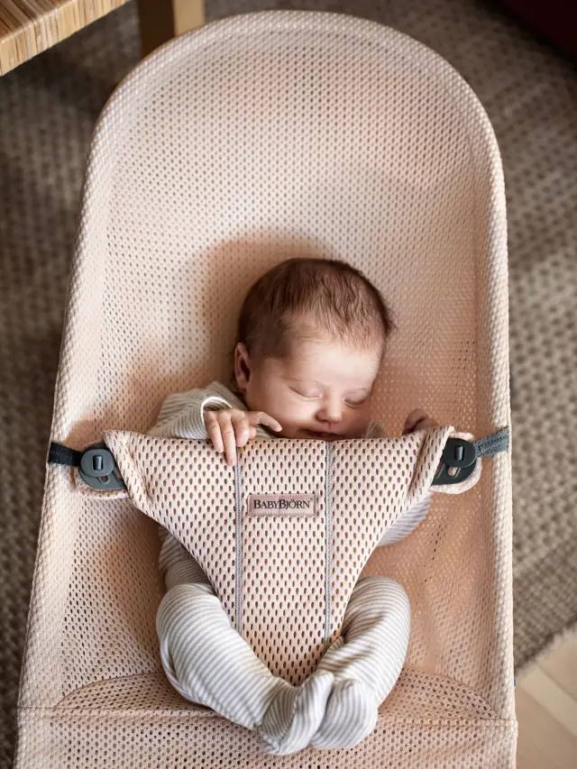 BabyBjorn Ρηλάξ Balance Bliss Mesh, Pearly Pink 7317680060013 3