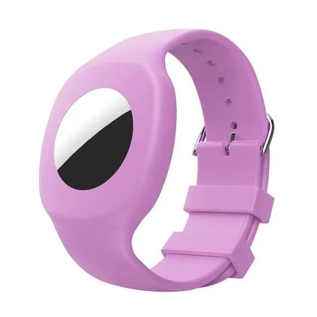 Λουράκι Σιλικόνης για Airtag 1/2-Purple OEM