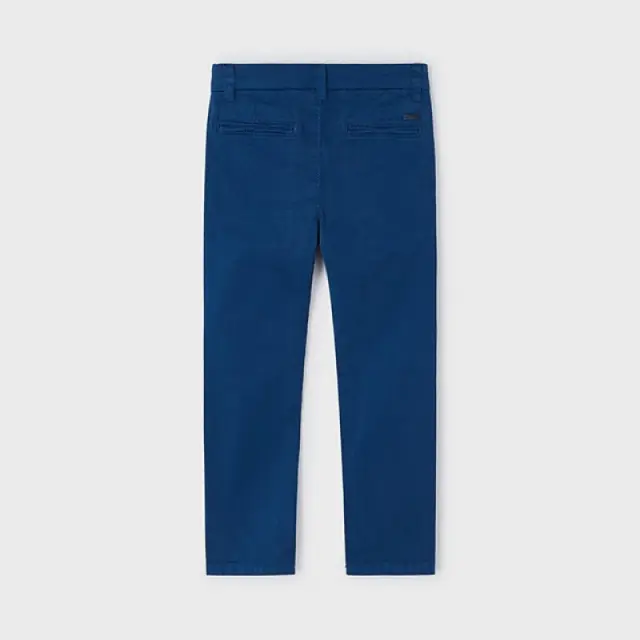 Mini 2 έως 10 ετών Παντελόνι λοξότσεπο slim fit Better Cotton κυανό 3