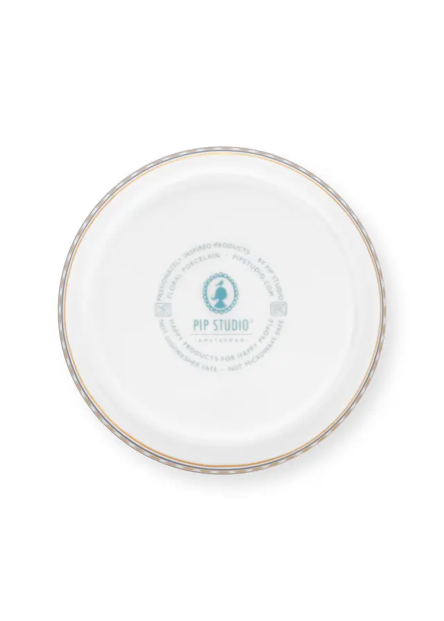 PIP STUDIO ΠΟΡΣΕΛΑΝΙΝΟ ΣΟΥΒΕΡ FLOWER FESTIVAL ΑΝΟΙΚΤΟ ΜΠΛΕ 9cm - One size 3