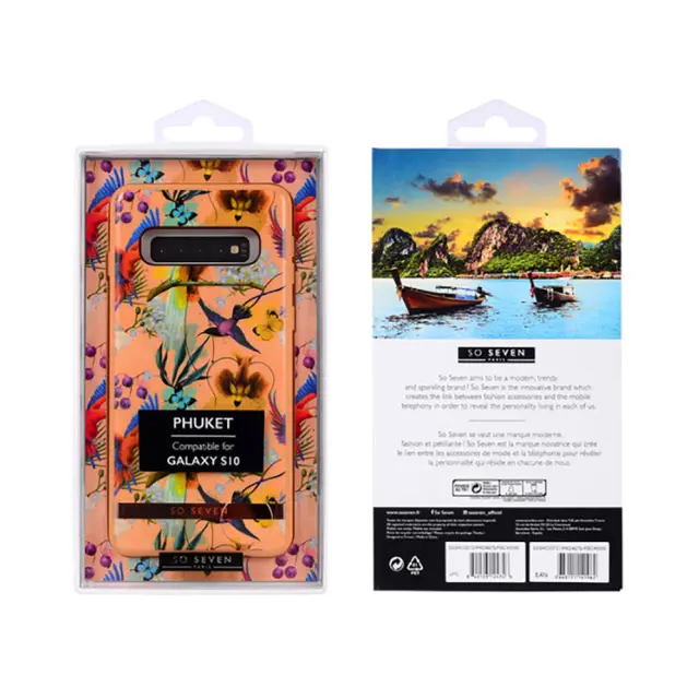 Θήκη Σιλικόνης So Seven Phuket Για Samsung Galaxy S10 Orange Parrot 2