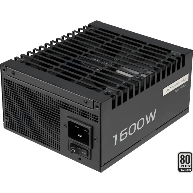 Asus Pro WS 1600W Platinum (black, 2x 12 Pin High Power GPU, 4x PCIe, Kabelmanagement, 1600 Watt)