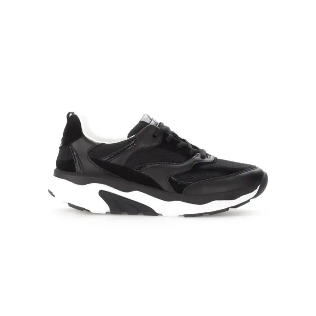 Gabor Sneakers Γυναικείο δέρμα/ύφασμα Μαύρο GAB/66936 57-BLACK