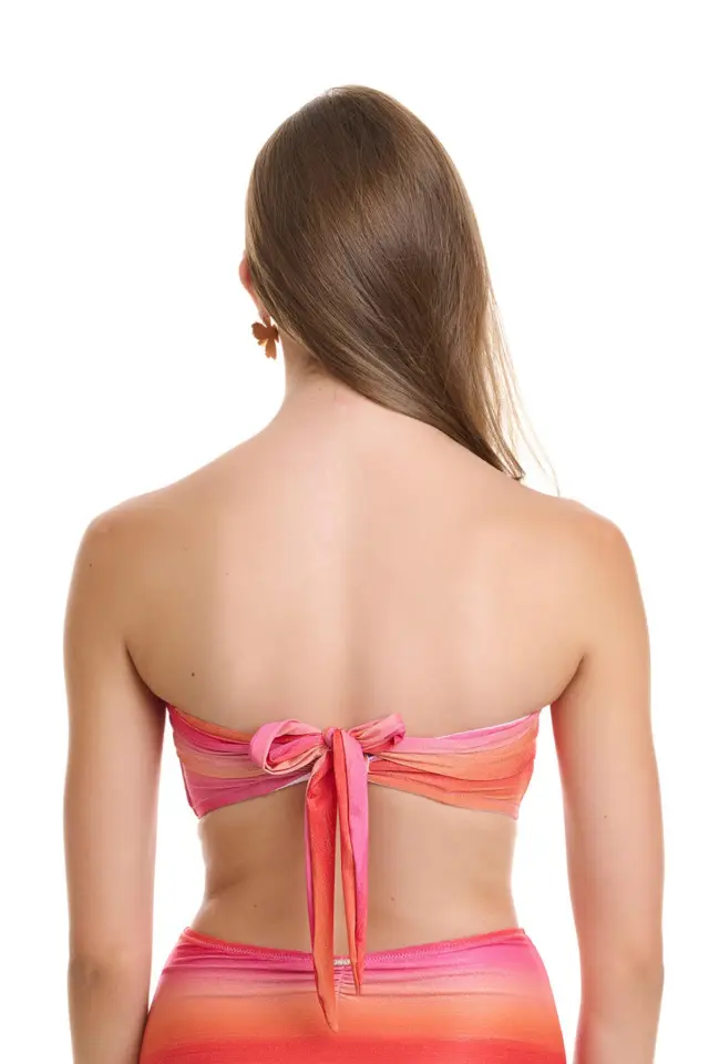 Lurex strapless μαγιό cup D 3