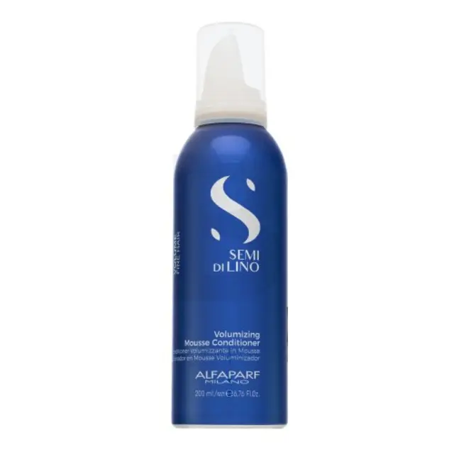 Alfaparf Milano Semi Di Lino Volume Volumizing Mousse Conditioner foam conditioner for volume and strengthening hair 200 ml