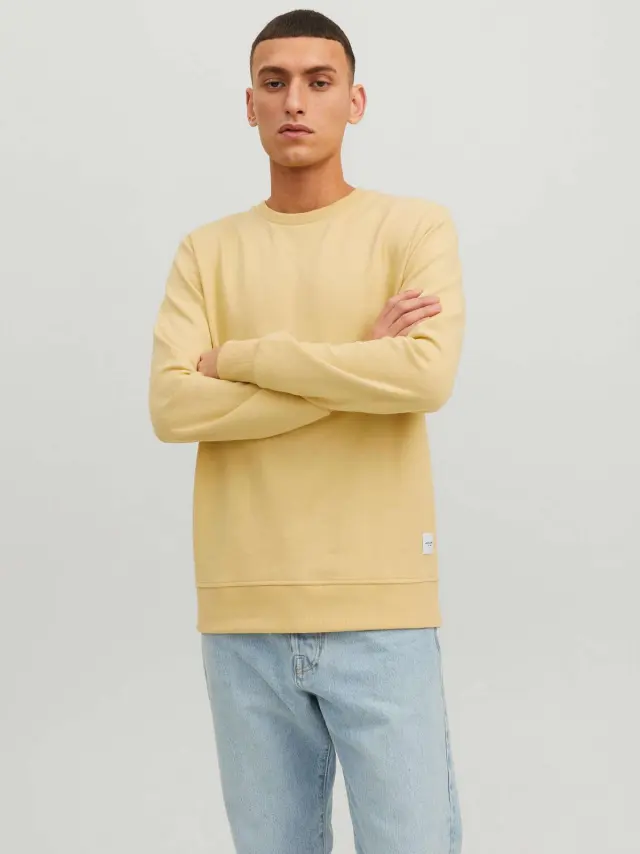 JJEBASIC SWEAT CREW NECK NOOS Jojoba 2