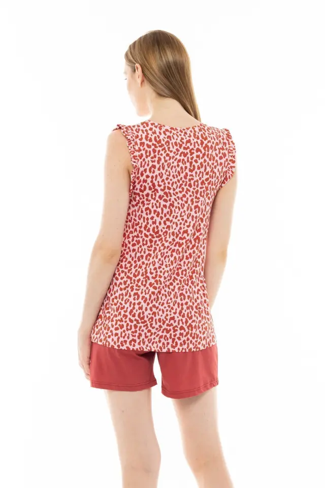 S1216 - Type - PYJAMA SHORTS PINK LEO 3
