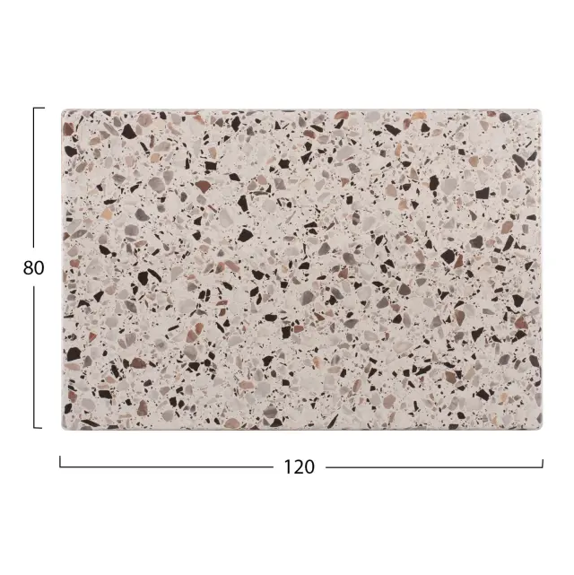 ΕΠΙΦΑΝΕΙΑ ΤΡΑΠΕΖΙΟΥ ΟΡΘΟΓΩΝΙΑ 5766 WERZALIT 120X80 εκ. TERRAZZO FB95630.16 2