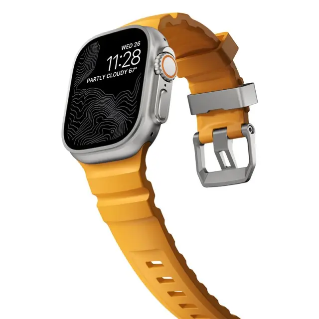 NOMAD Wrist Band Rocky Point Band Apple Watch 46mm/49mm Yellow 3