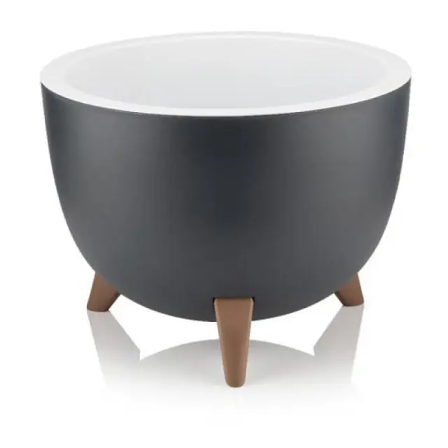 Viosarp UFO No1 Γλάστρα σε Μαύρο Χρώμα 19.5x14cm 2.0L