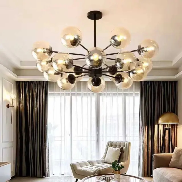 Φωτιστικό οροφής LED - 50148 - E27 - Black - 431408 2