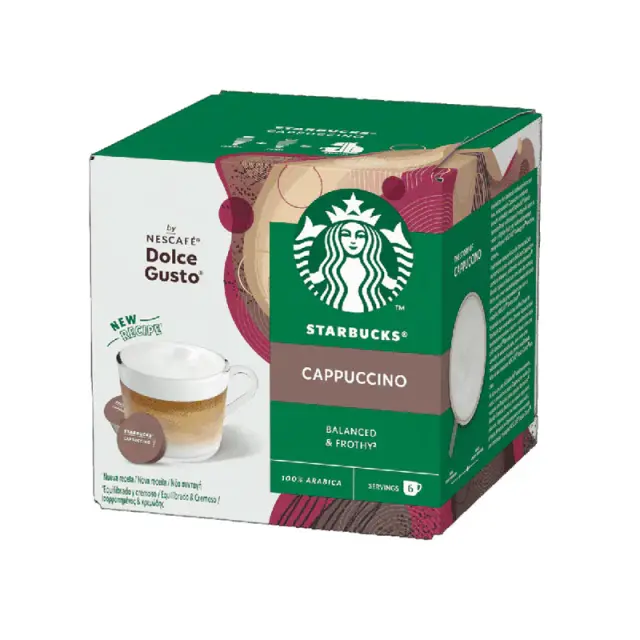 Starbucks Cappuccino συμβατές κάψουλες Dolce Gusto - 12 τεμάχια 2