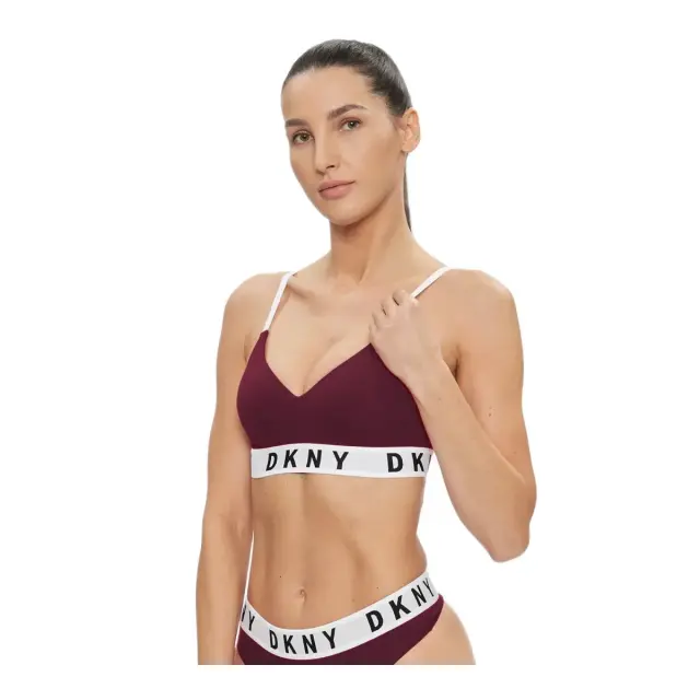 DKNY Γυναικείο Μπουστάκι Push-Up Cozy Boyfriend, Χρώμα Chocotrufl - S