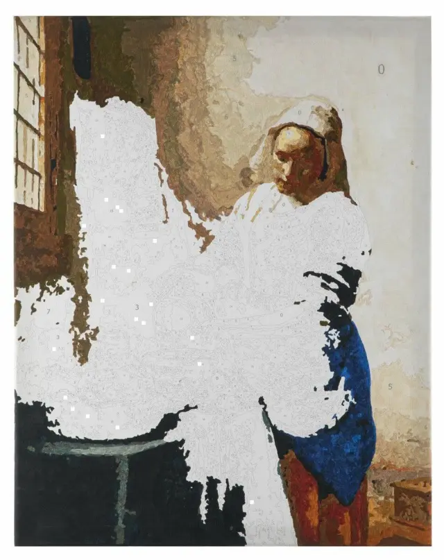 GRAFIX Ζωγραφική με αριθμούς 40x50cm, Milkmaid 3