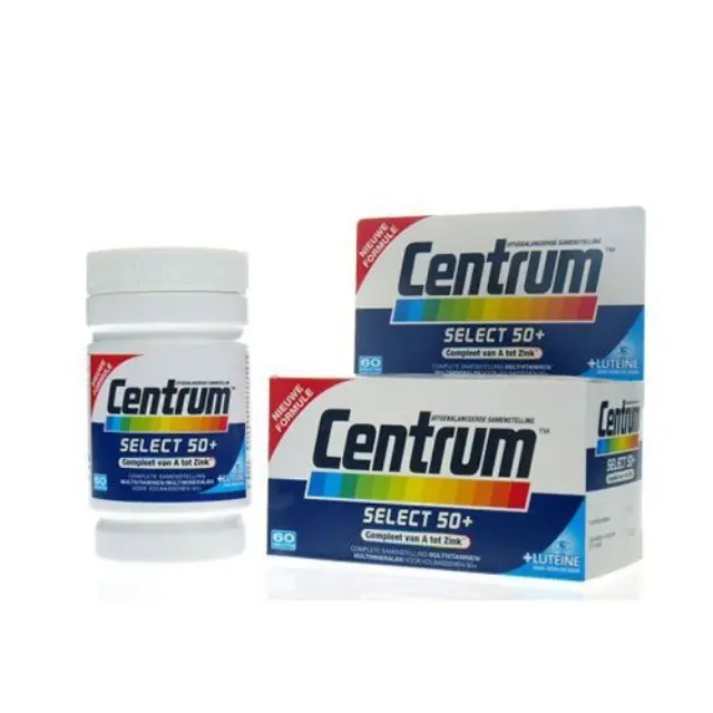 Centrum Select 50+ Complete from A to Zinc Συμπλήρωμα Διατροφής Πλούσιο σε Βιταμίνες και Μέταλλα για Ενήλικες άνω των 50 Ετών, 60tabs 2