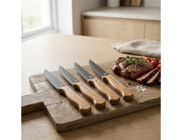 Σετ Μαχαίρια μπριζόλας Natural MasterChef - 4 τεμάχιαAMZ259101888