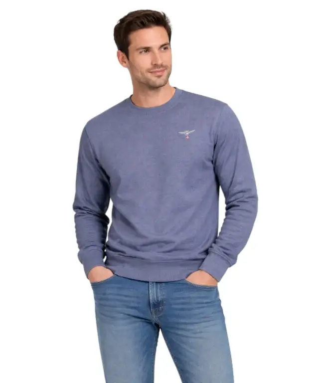 Accademia Militare - Ανδρική Μπλούζα Φούτερ W5S6437014-044 Μπλε - XS