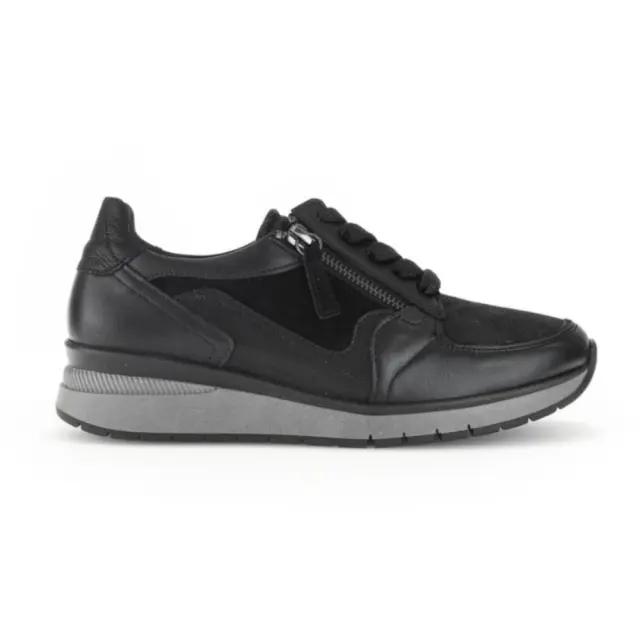 Gabor Sneakers Γυναικείο δέρμα/δέρμα Nubuck Μαύρο GAB/56307 67-SCHWARZ