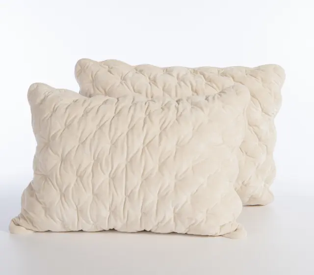 Nef-Nef Homeware Μαξιλαροθήκη Priver Σετ 2 τεμ. 52x72 Ecru