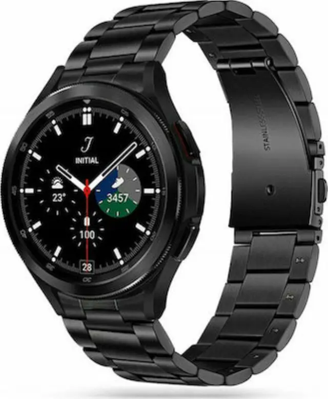 Tech-Protect® Stainless Steel Watch Bracelet για Samsung Galaxy Watch 4 40/42/44/46mm- Black