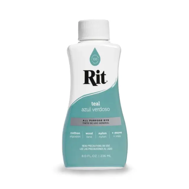 RIT DYE Liquid All-Purpose Βαφή Υφασμάτων – Teal 236ml