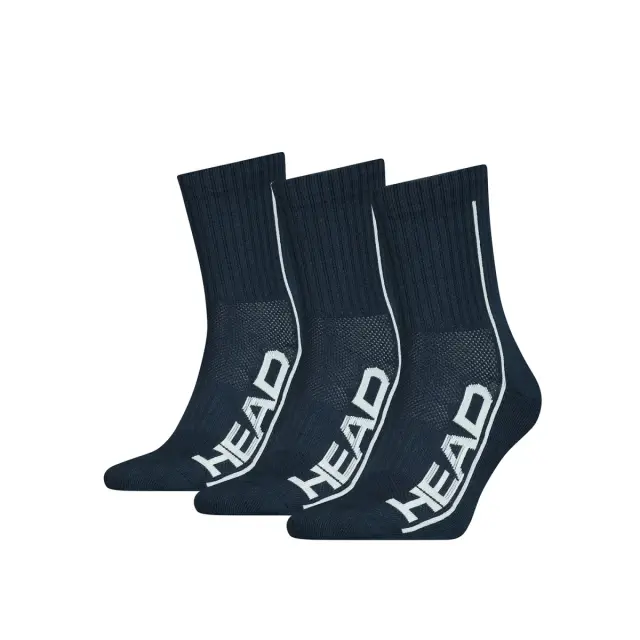 HEAD Ανδρικές Κάλτσες Performance Short Crew - 3 Ζεύγη, Χρώμα Navy - 43-46