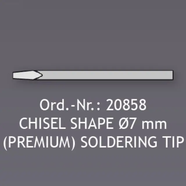 Ανταλλακτική Μύτη Κολλητηριού 80W - Chisel Long Life
